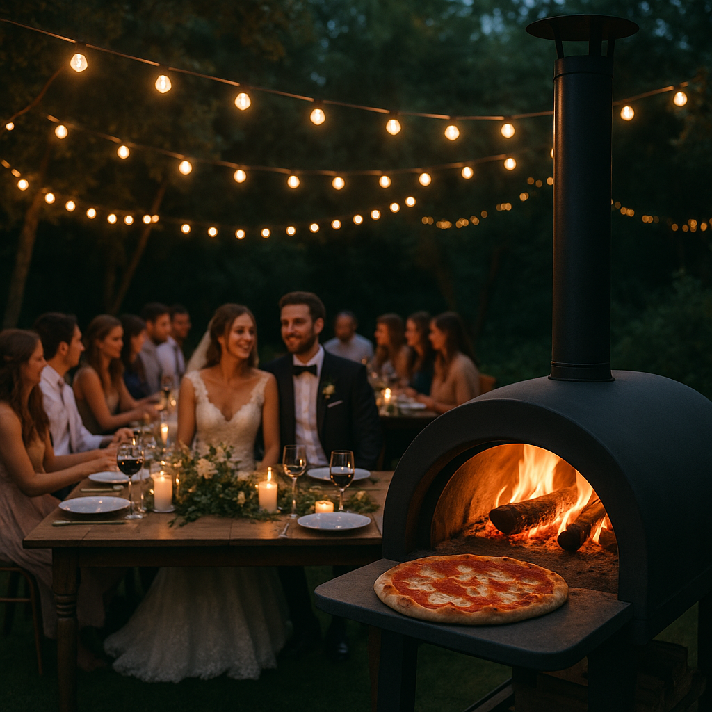 Skab den perfekte bryllupsstemning med en udendørs pizzaovn