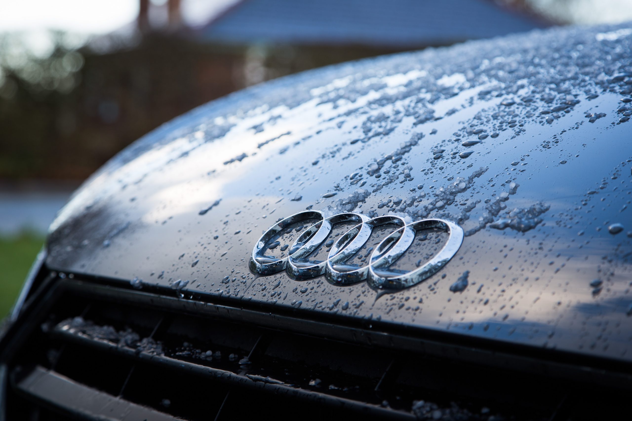 Bryllupskørsel i en lækker Audi